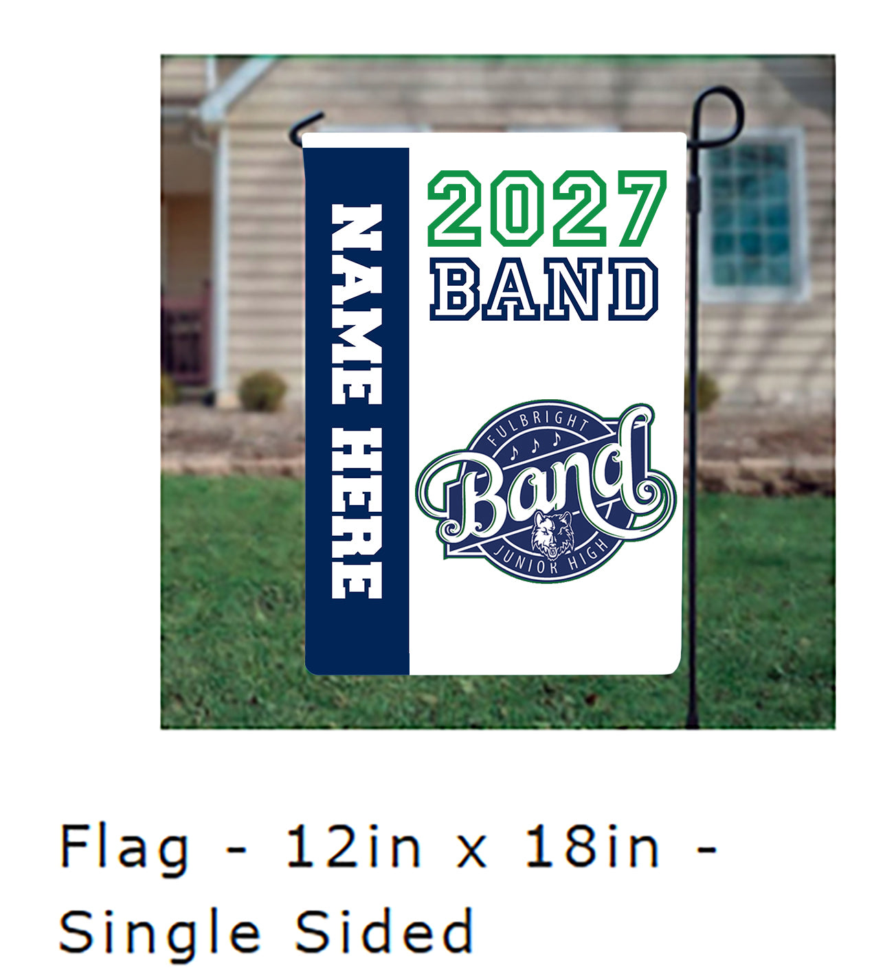 FBJH Band yard sign