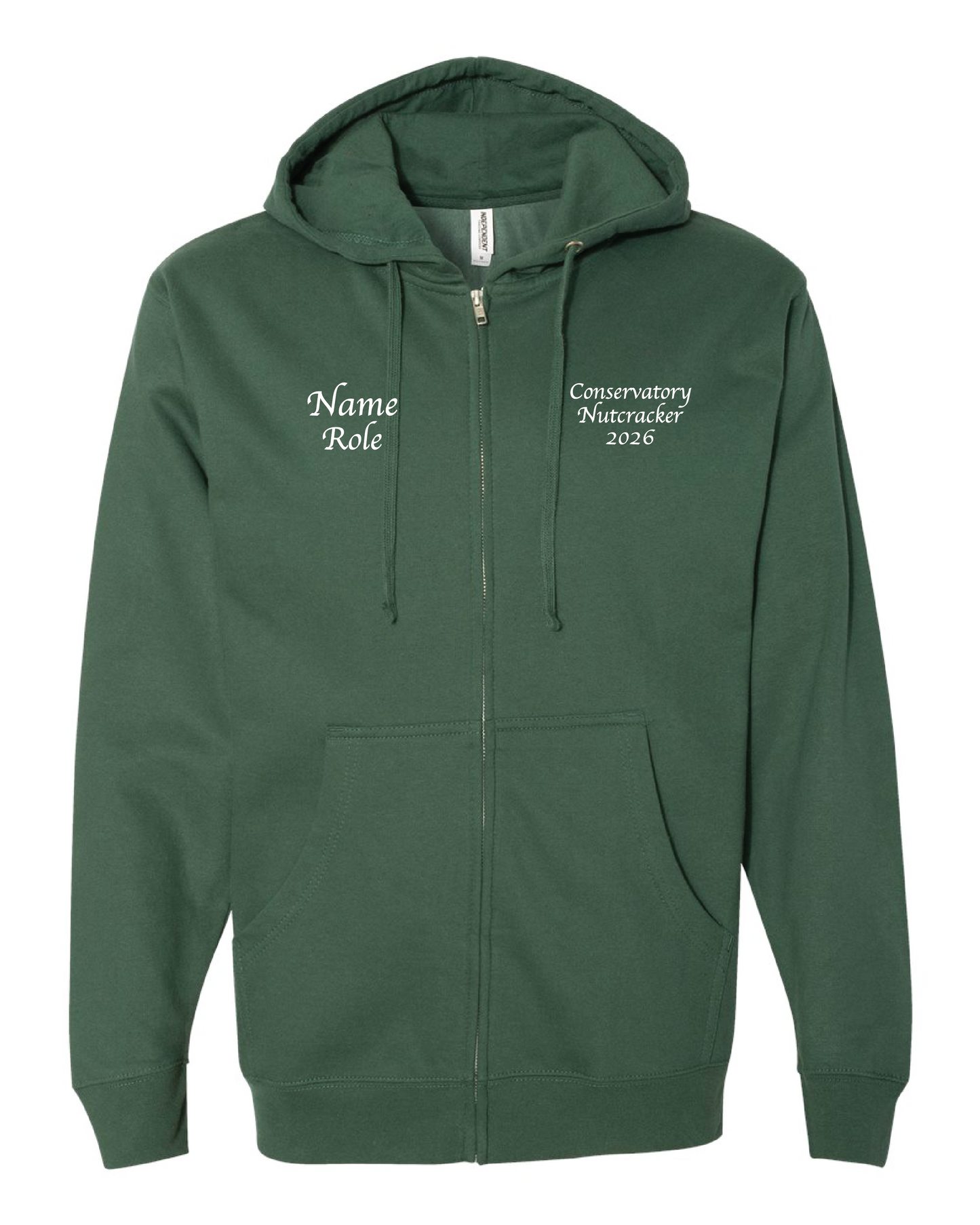 Nutcracker Ballet Full Zip Hooded Jacket with Name/Role (SS4001YZ/SS4500Z)