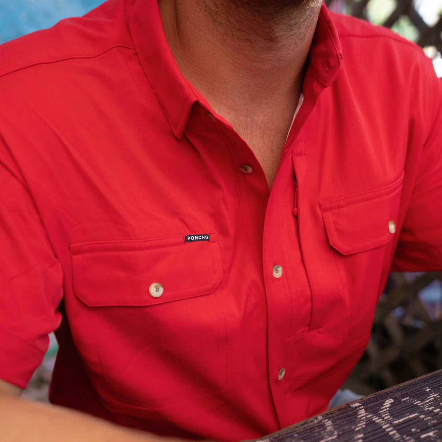 Crossland Construction Poncho SS button up (the original)