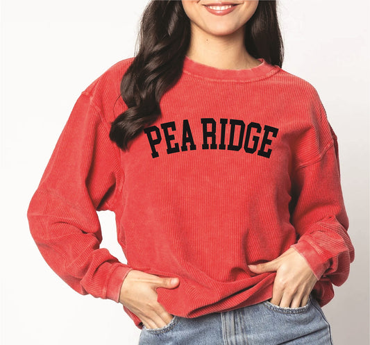 pea ridge corded sweatshirt