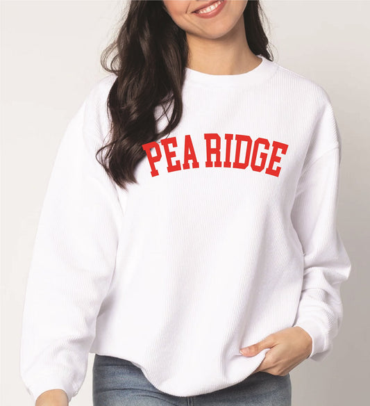 pea ridge corded sweatshirt