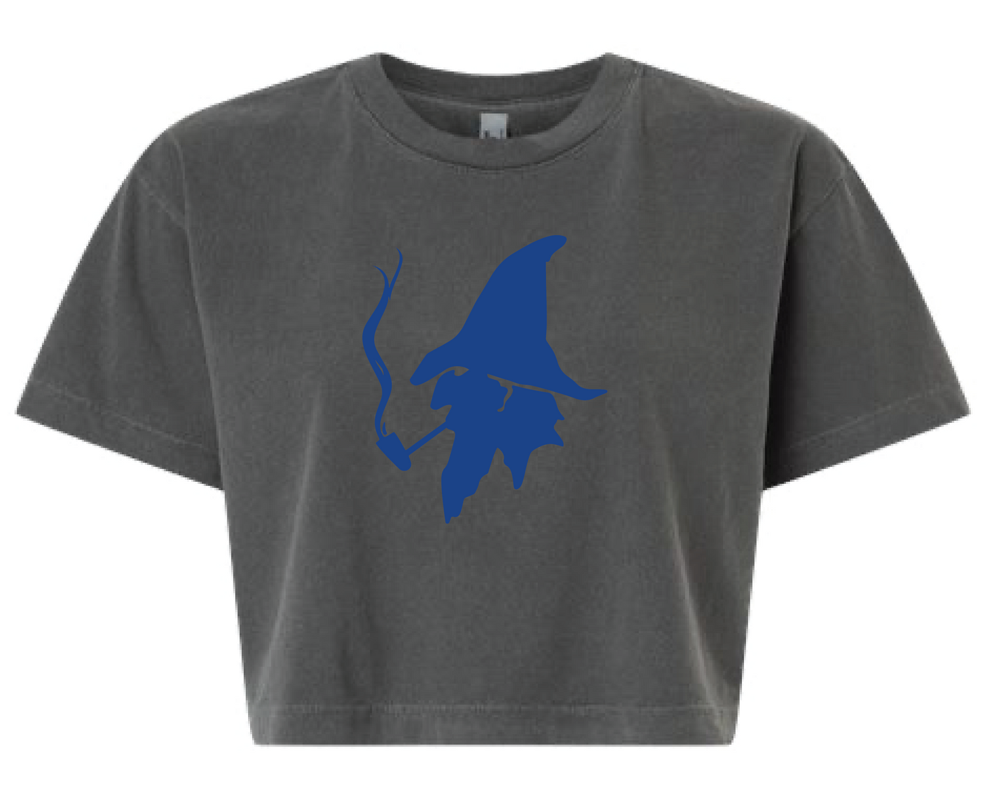 RHS Mounties Boxy Cropped Tee with Puffed Ink (1302GD)