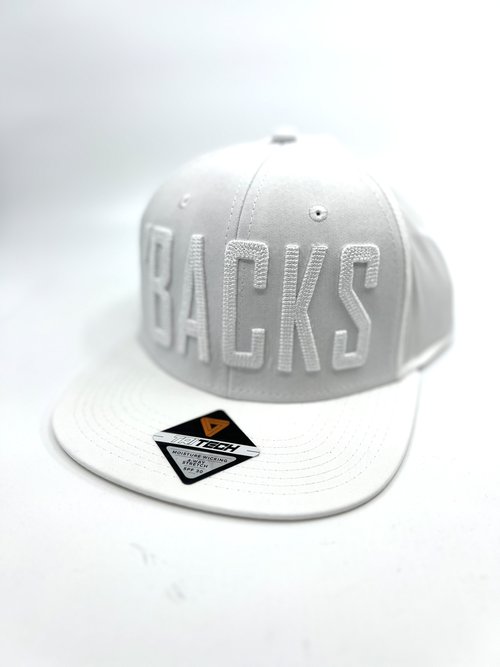 'BACKS snapback flat bill