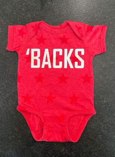 'BACKS star baby bodysuit