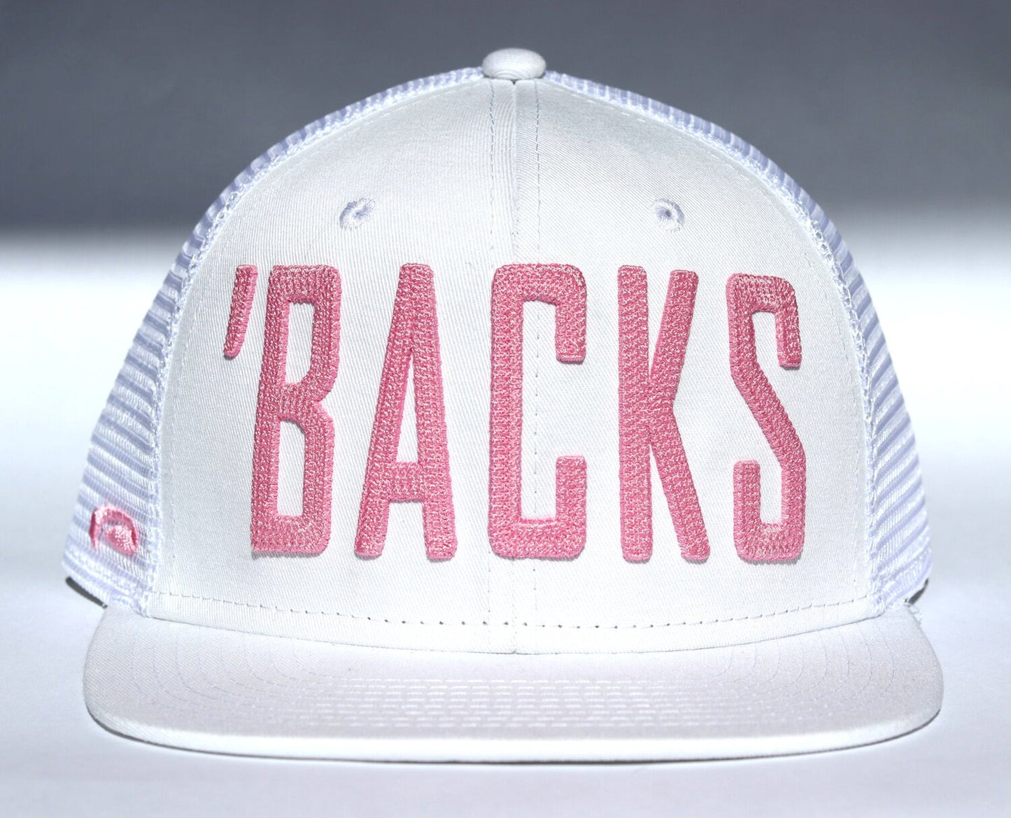 'BACKS Pink flat bill