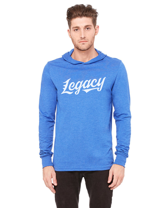legacy script long sleeve t-shirt hoodie