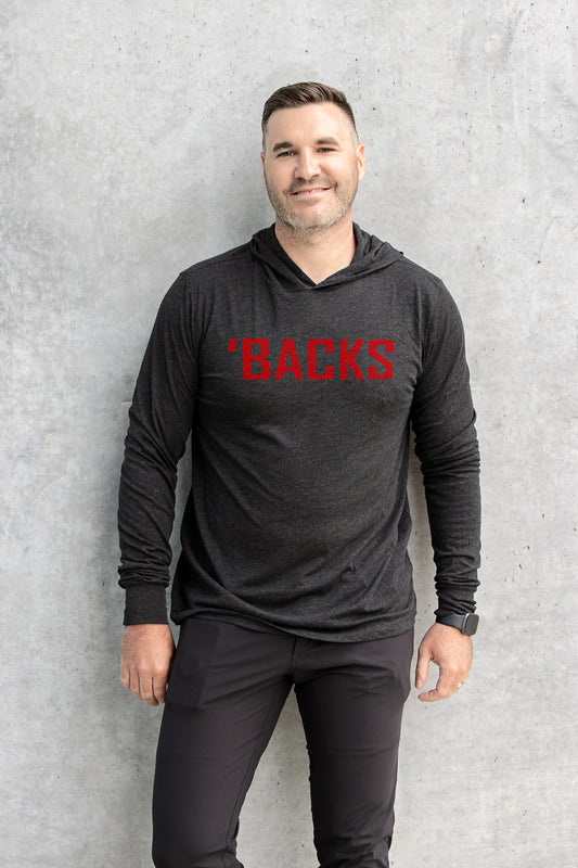 'BACKS long sleeve tshirt hoodie